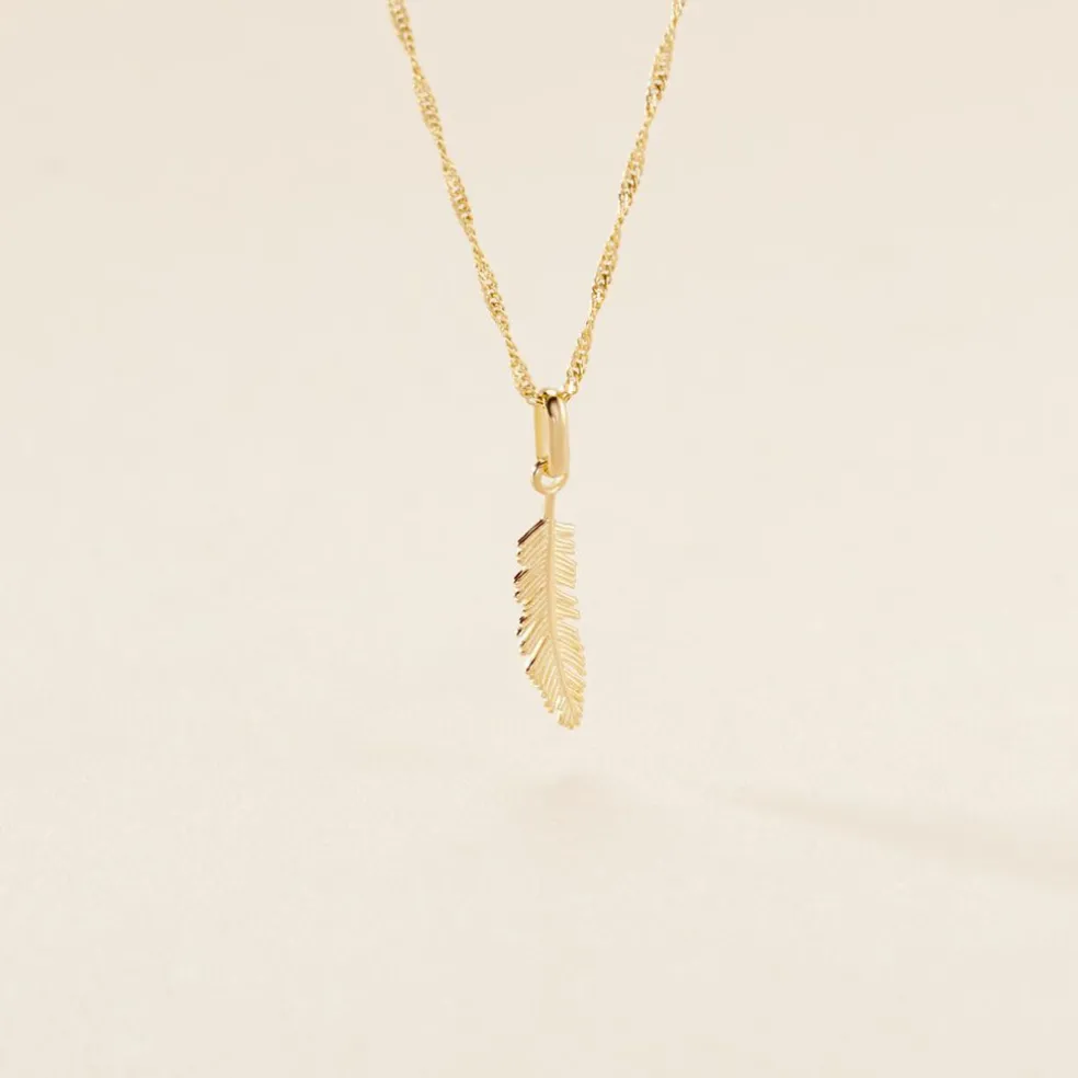 Pendentif Scabieuse Or Jaune
