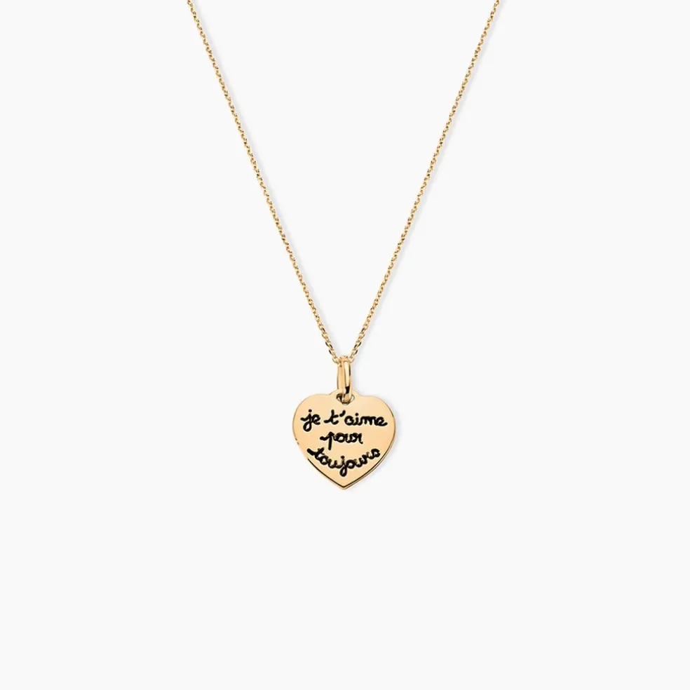 Pendentif Stephie Plaqué Or Jaune