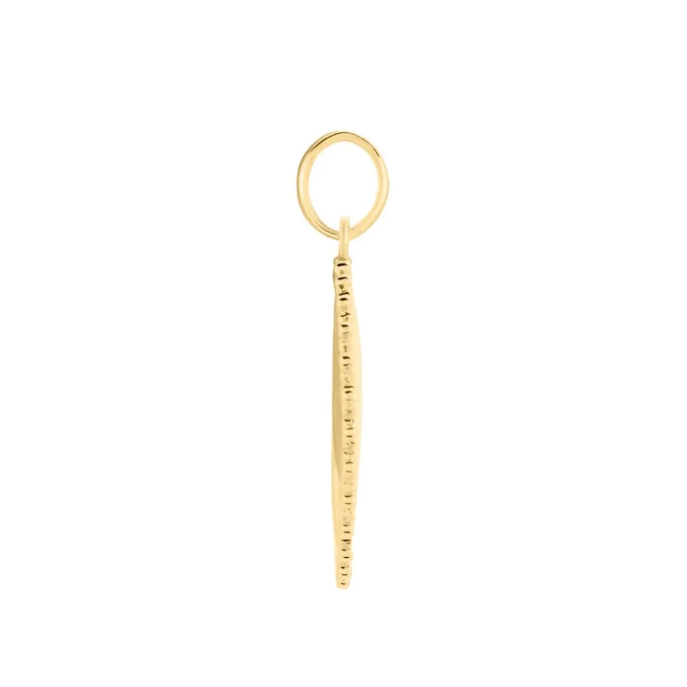 Pendentif Sunny Plaque Or Doré