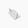 Pendentif Tao Argent Blanc