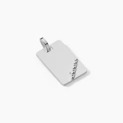 Pendentif Tao Argent Blanc