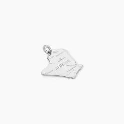 Pendentif Thea Argent Blanc