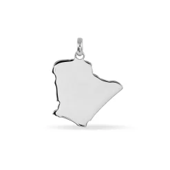 Pendentif Thea Argent Blanc