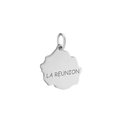 Pendentif Thea Argent Blanc