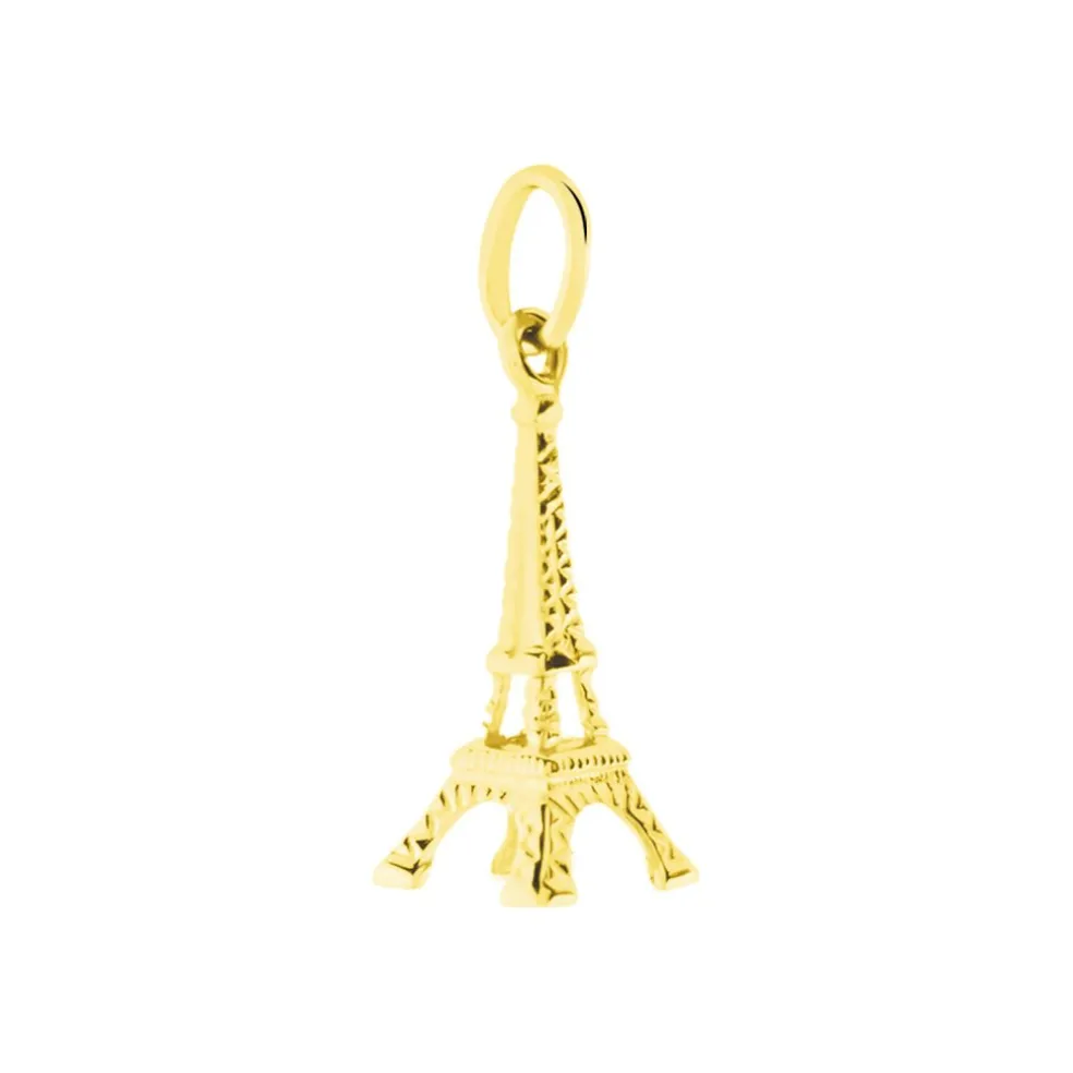 Pendentif Tour Eiffel Or Jaune