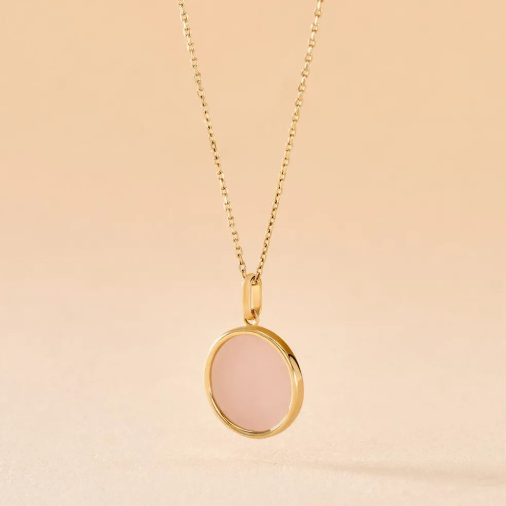 Pendentif Ultane Or Jaune Calcédoine