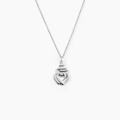 Pendentif Vendee Argent Blanc