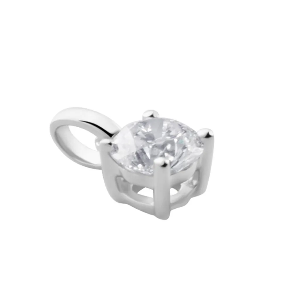 Pendentif Victoria Or Blanc Diamant