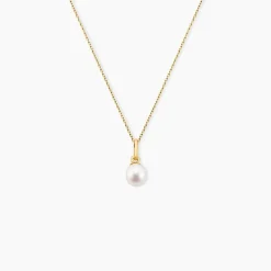 Pendentif Yoela Or Jaune Perle De Culture