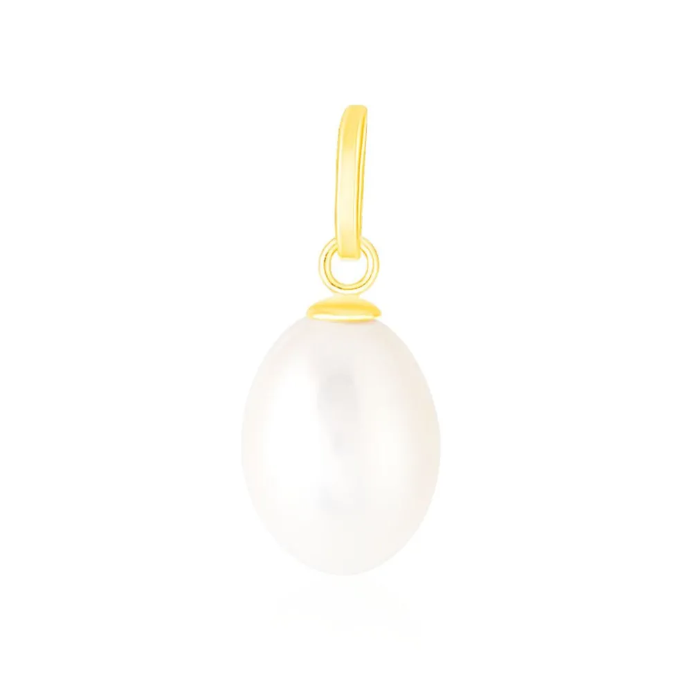 Pendentif Yoela Or Jaune Perle De Culture