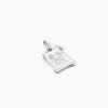 Pendentif Zodiaque Parchemin Argent Blanc