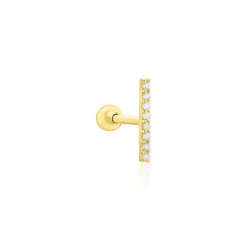 Piercing Barak Or Jaune Oxyde De Zirconium