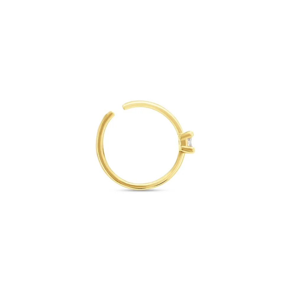 Piercing Carter Or Jaune Oxyde De Zirconium