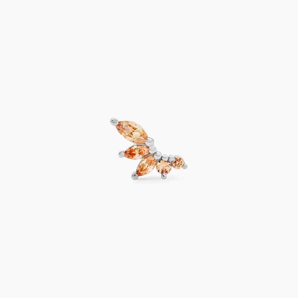 Piercing Claudelle Argent Blanc Oxyde De Zirconium