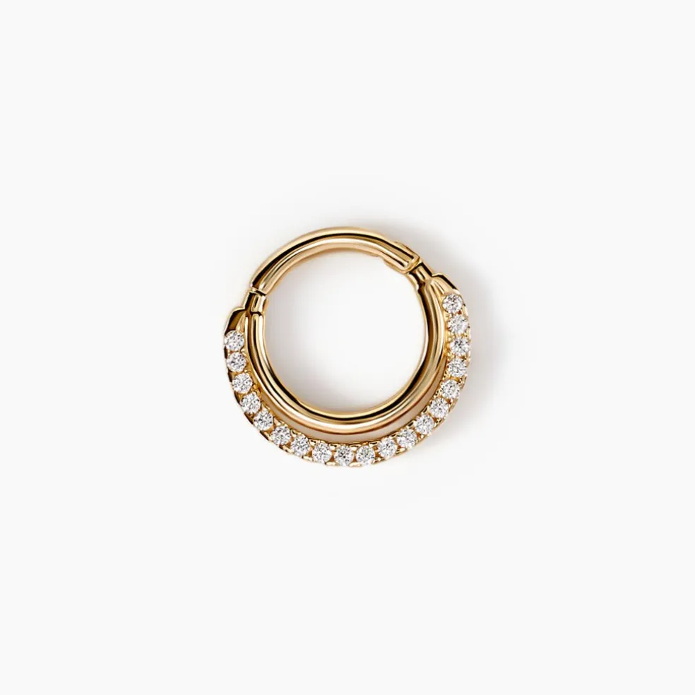 Piercing D'oreille / Nez Unitaire Unitaire Amaranthia Or Jaune Oxyde