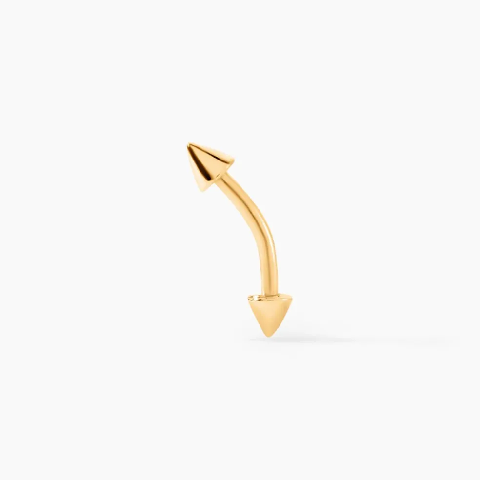 Piercing D'oreille Et/ou D'arcade Tylluarch Or Jaune