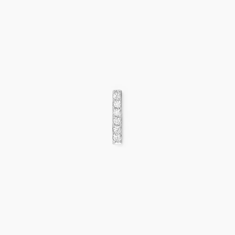 Piercing D'oreille Unitaire Argent Percival Oxyde De Zirconium