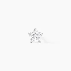 Piercing D'oreille Unitaire Argent Percy Oxyde De Zirconium
