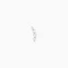Piercing D'oreille Unitaire Acadia Argent Blanc Oxyde De Zirconium