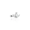 Piercing D'oreille Unitaire Argent Père Oxyde De Zirconium