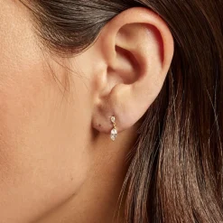 Piercing D'oreille Unitaire Urbana Or Jaune Oxyde De Zirconium