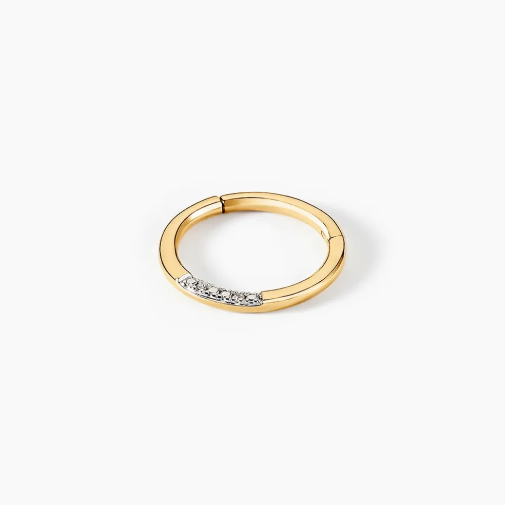 Piercing Eran Or Jaune Diamant