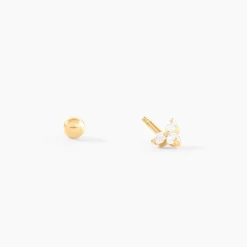 Piercing Filib Or Jaune Oxyde De Zirconium