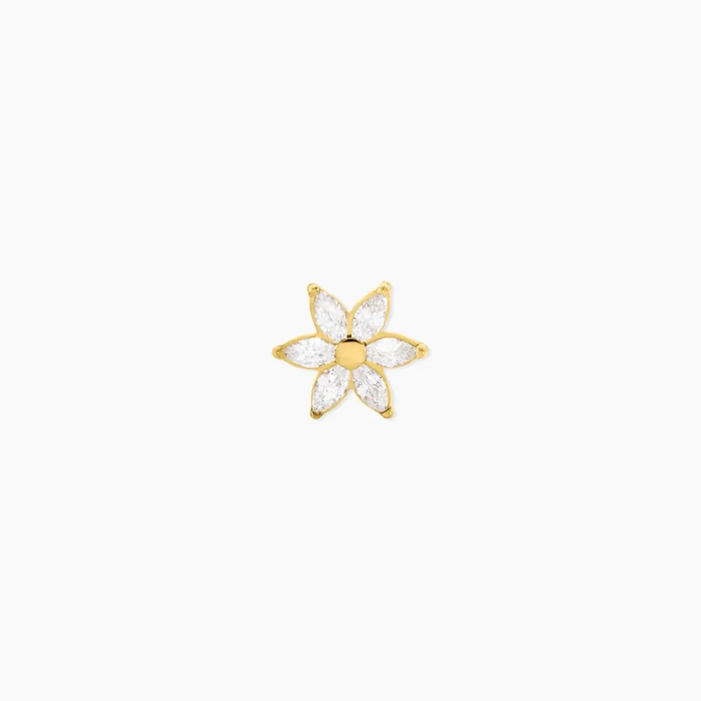 Piercing Finna Acier Jaune Oxyde De Zirconium
