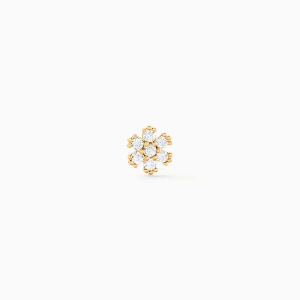 Piercing Gedeon Or Jaune Oxyde De Zirconium