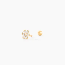 Piercing Gedeon Or Jaune Oxyde De Zirconium