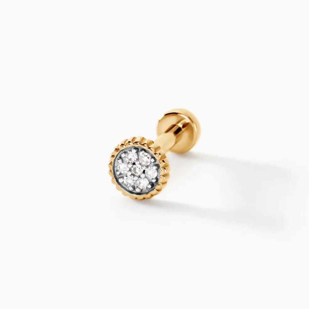 Piercing Grania Or Jaune Diamant