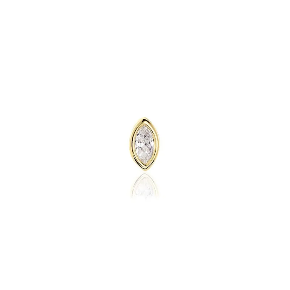 Piercing Mix And Match Or Jaune Oxyde De Zirconium