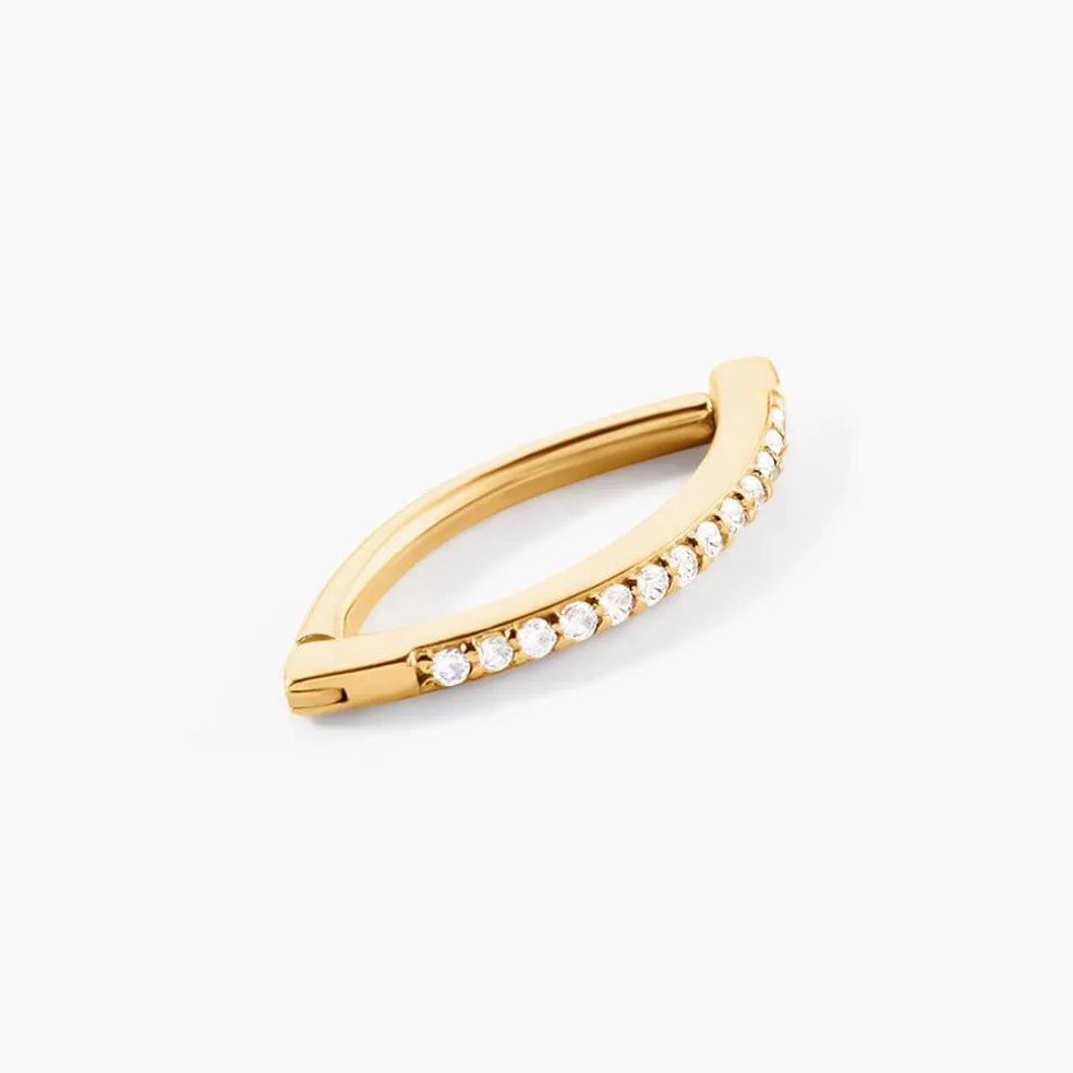 Piercing Naamah Or Jaune Oxyde De Zirconium