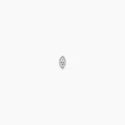 Piercing Oliviana Argent Blanc Oxyde De Zirconium