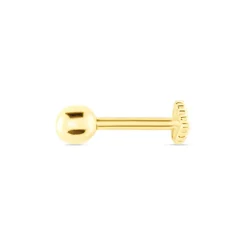 Piercing Oya Or Jaune Oxyde De Zirconium