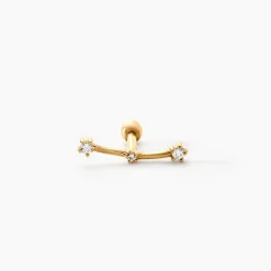 Piercing Tierra Or Jaune Oxyde De Zirconium