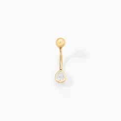 Piercing Venturino Or Jaune Oxyde De Zirconium