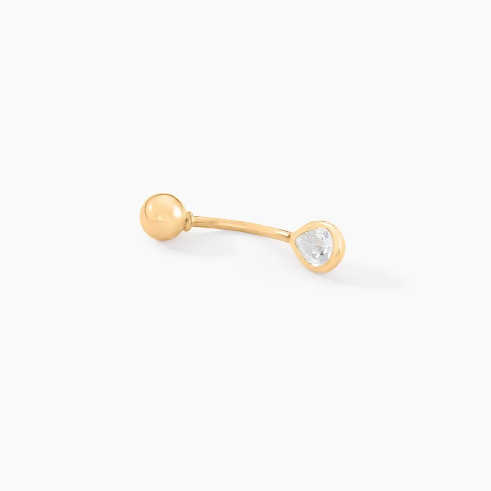Piercing Venturino Or Jaune Oxyde De Zirconium