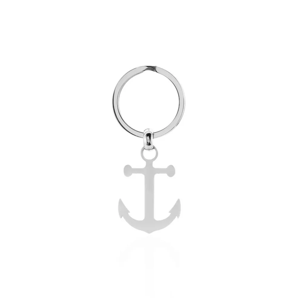 Porte Clefs Pamelia Acier Blanc