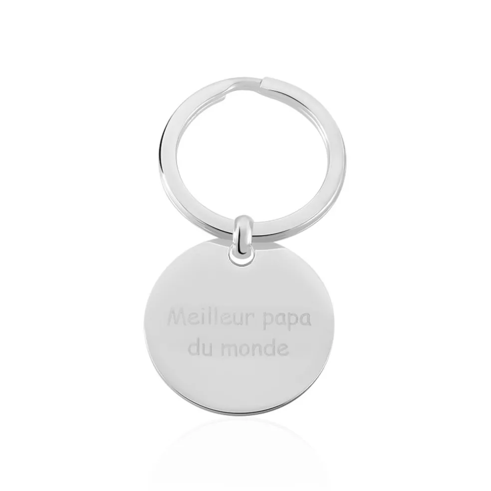 Porte Clefs Peg Acier Blanc