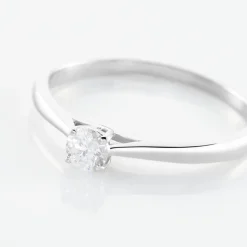 Solitaire Victoria Platine Blanc Diamant